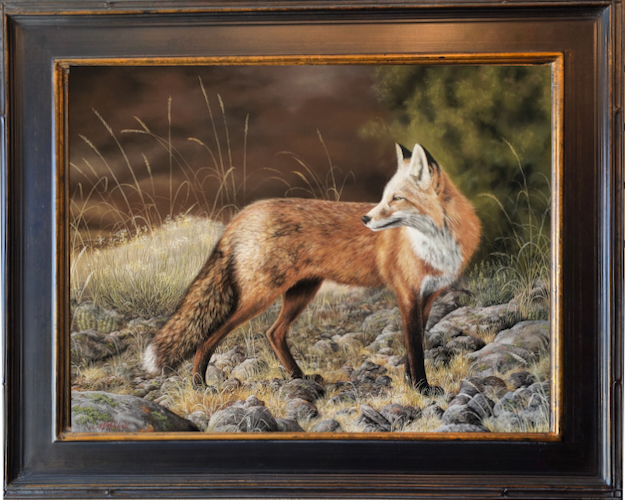 Click to view detail for Sanford, Red Fox 18x24 $2250